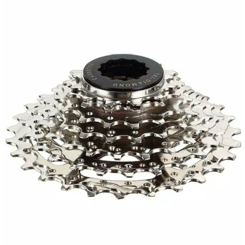 Sprocket  7 speed Cassete slup slop Chrome