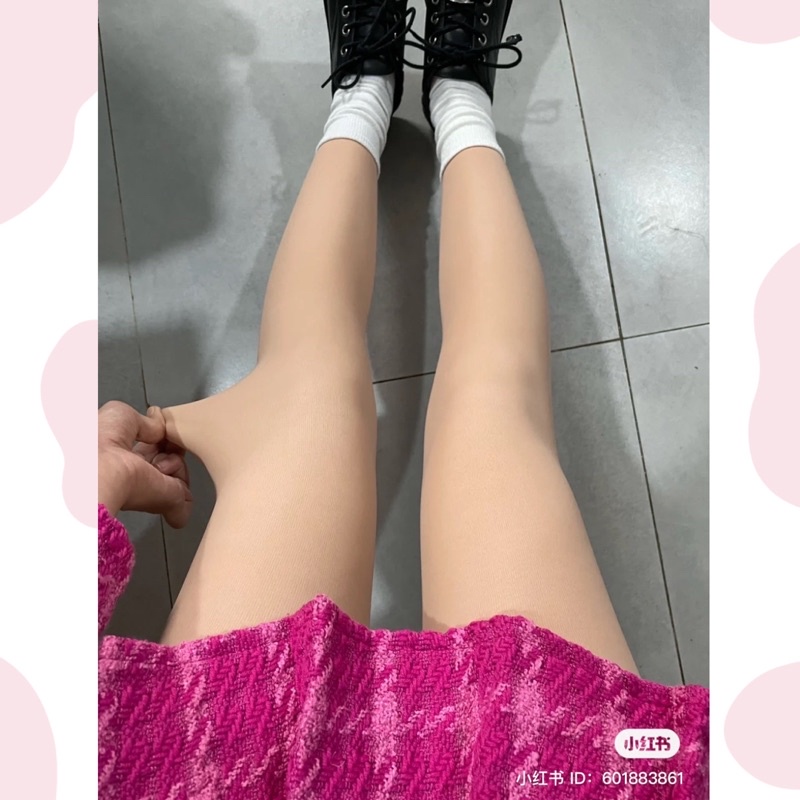 Qyomi Bare Leg like through stocking UV mijing kulit jepang Terlihat seperti kulit kaki asli