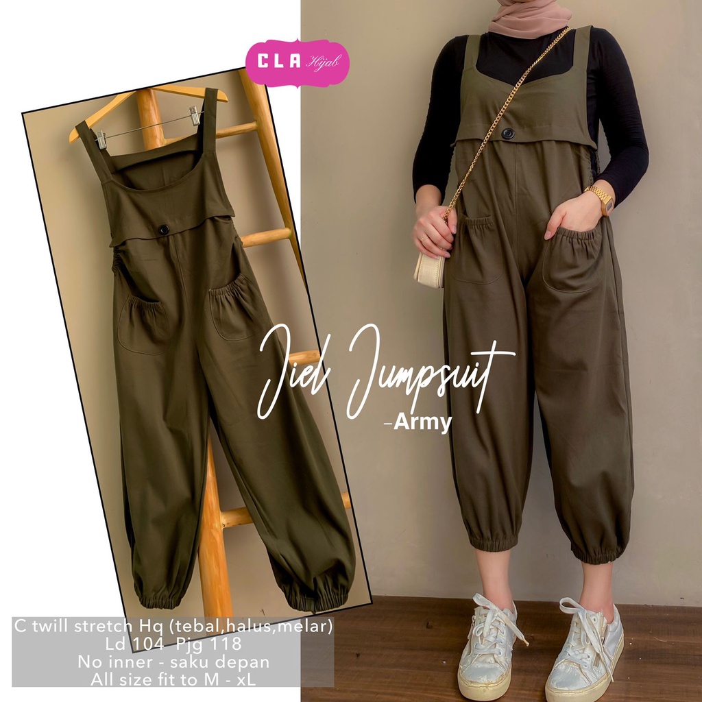 Hany Jumswit / Jiel Jumswit / Overall Jiel Coton Twil / Jumswit Jiel / Overall Jumpsuit Twill Fesyen Korea