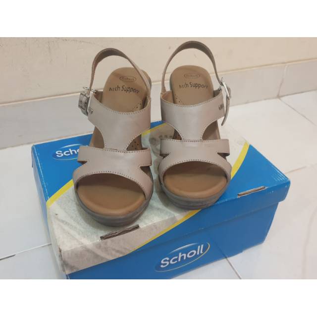 SALE SEPATU SCHOLL WANITA WEDGES ORIGINAL GOOD CONDITION PRELOVED