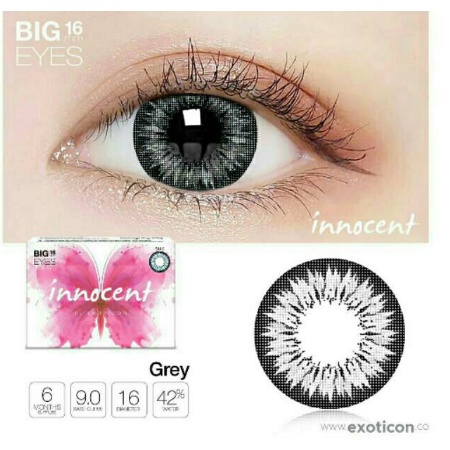 BEST SELLER SET X2 SOFTLENS INNOCENT BIG EYES 16MM, FREE CAIRAN X2 60ML, FREE JEPITAN, FREE LENCASE, SOFLEN SOFLENS SOFTLEN COD LENSA BY X2 EXOTICON