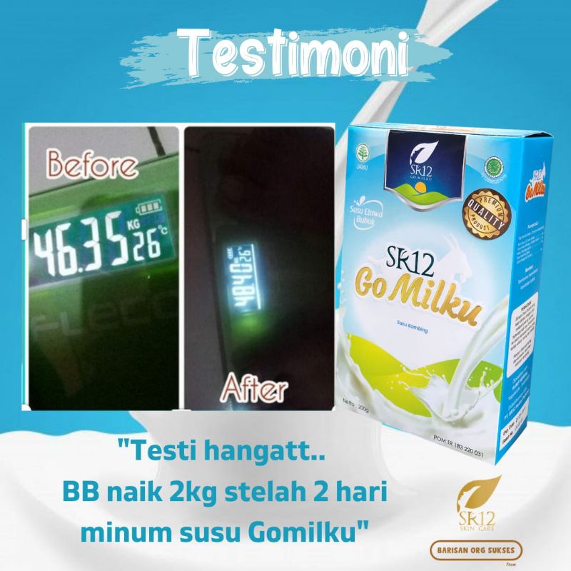 

GOMILKU SR12 UNTUK PERTUMBUHAN ANAK DAN MENCEGAH VIRUS COVID 19