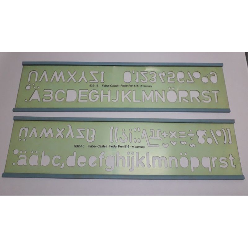 Penggaris Huruf/Mal Huruf 16mm