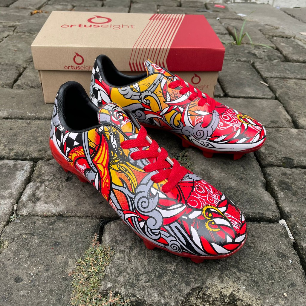 Sepatu Sepak Bola Ortuseight Catalyst Bima SepakBola Ortus Football - Merah sepatu bola