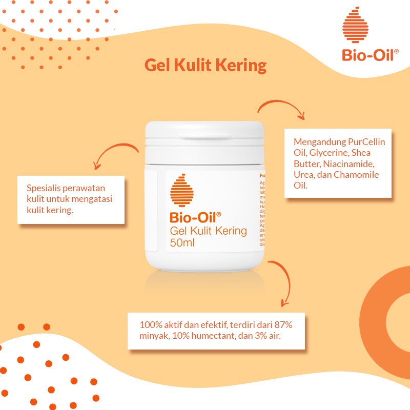 BIO OIL GEL KULIT KERING 50ML