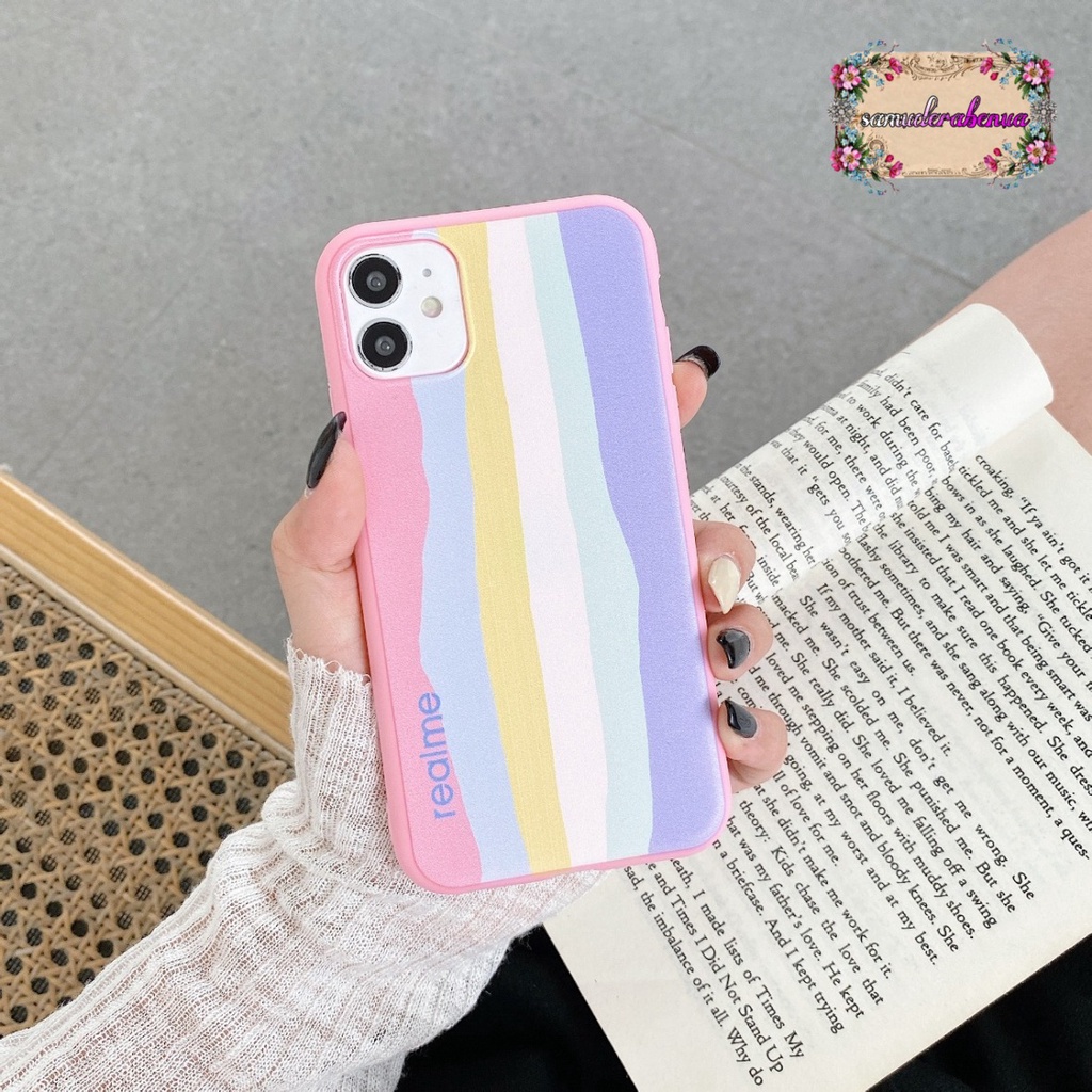 SS046 CASE RAINBOW REALME C2 C3 5 5I 5S C11 C12 NARZO 30A 50A PRIME C15 C17 7I C20 C31 C35 SB1548