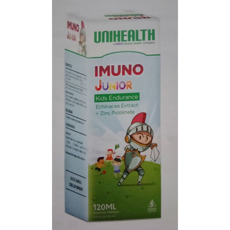 Imuno Junior / suplemen vitamin anak / batuk pilek hilang / unihealth