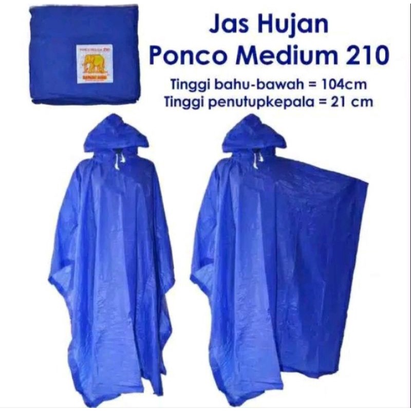 jas hujan ponco medium 210