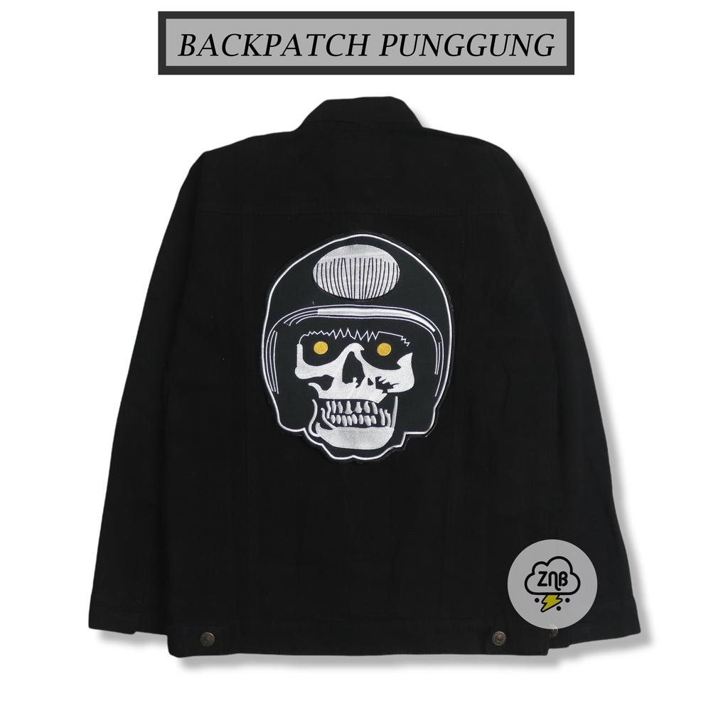 ZINBONS Patch motor patch keren cocok di tempel di jaket hoodie jaket jeans kemeja dan outfit