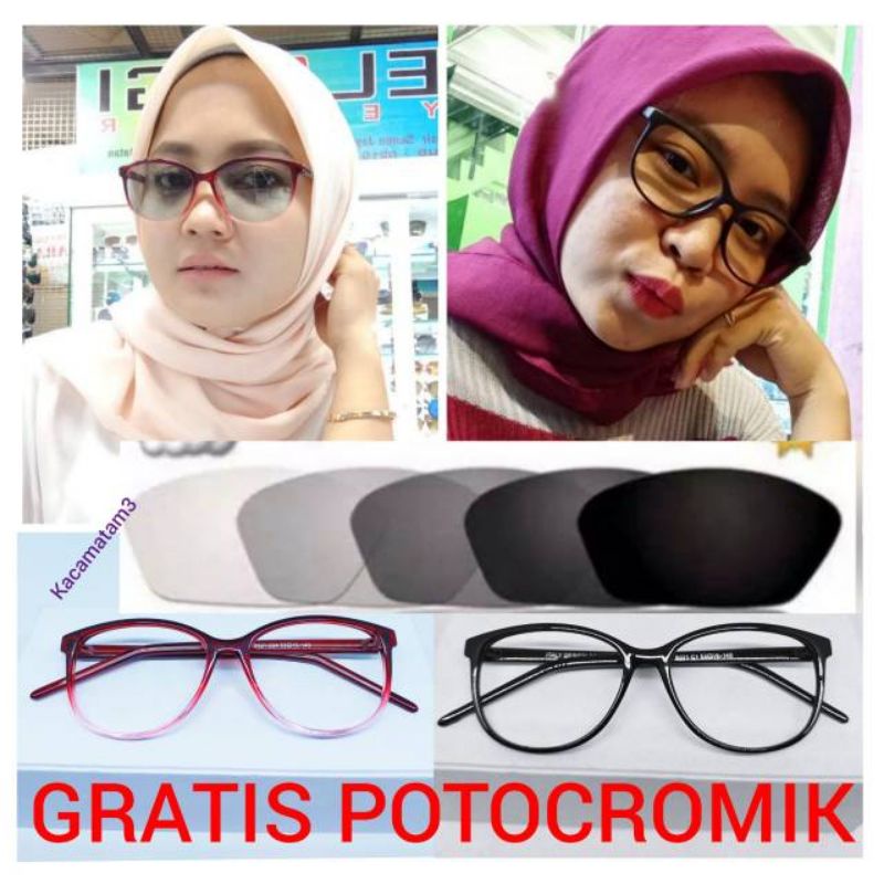 kacamata lensa photocromic antiradiasi boleh pilih yang blueray bisa normal minus plus cilinder tergantung permintaan sampai minus 5 cyl 2 harga masih sama tulis saja pesanan kaka di catatan saat order free box lap cairan pembersih kode 021 size 53-15-140