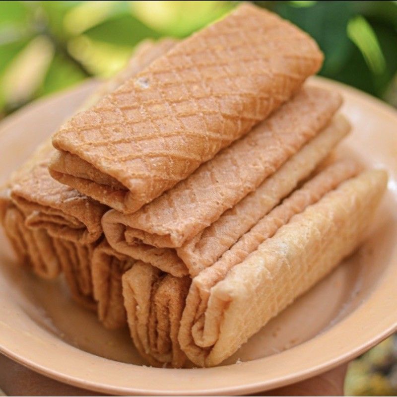 Kue Kapit Lipat 500gr / Semprong Dompet Nangka / Eggroll asli Medan