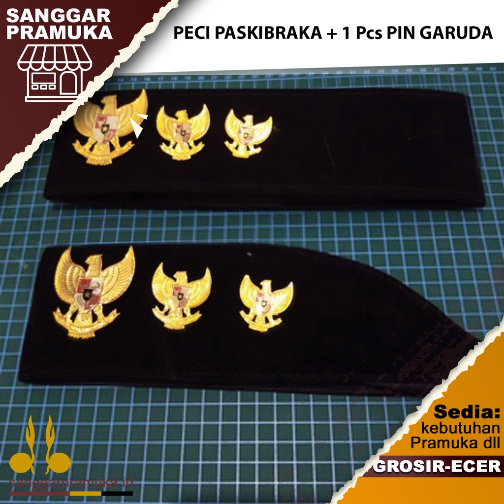 Jual Peci Paskibra Dan Satu Pin Garuda Shopee Indonesia