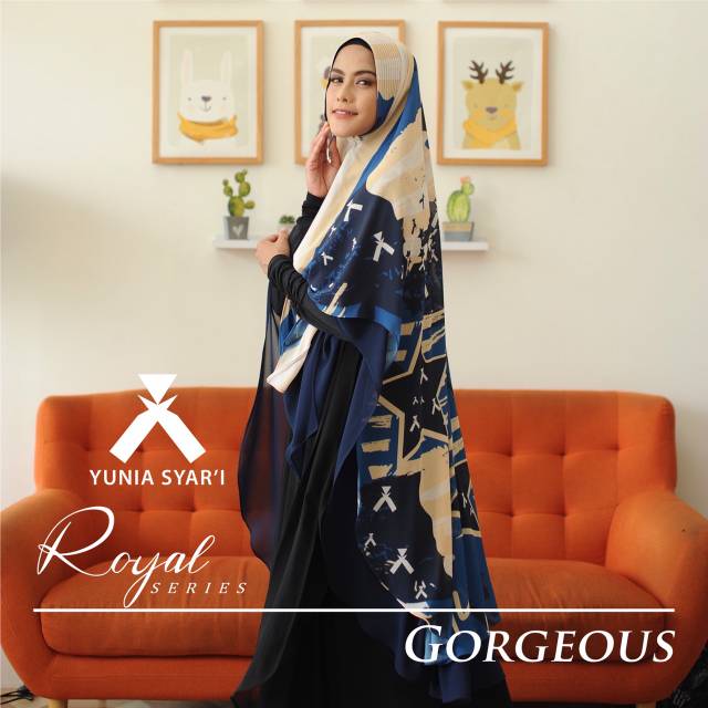 Khimar Only seri Gorgeous by Yunia Syar'i