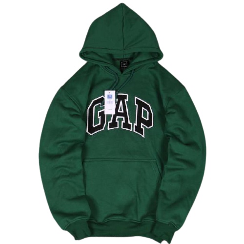 Sweater Hoodie GAP Premium Tulisan Bordir Bahan Fleece Tebal - Jaket Hoodie Distro Pria &amp; Wanita XXL