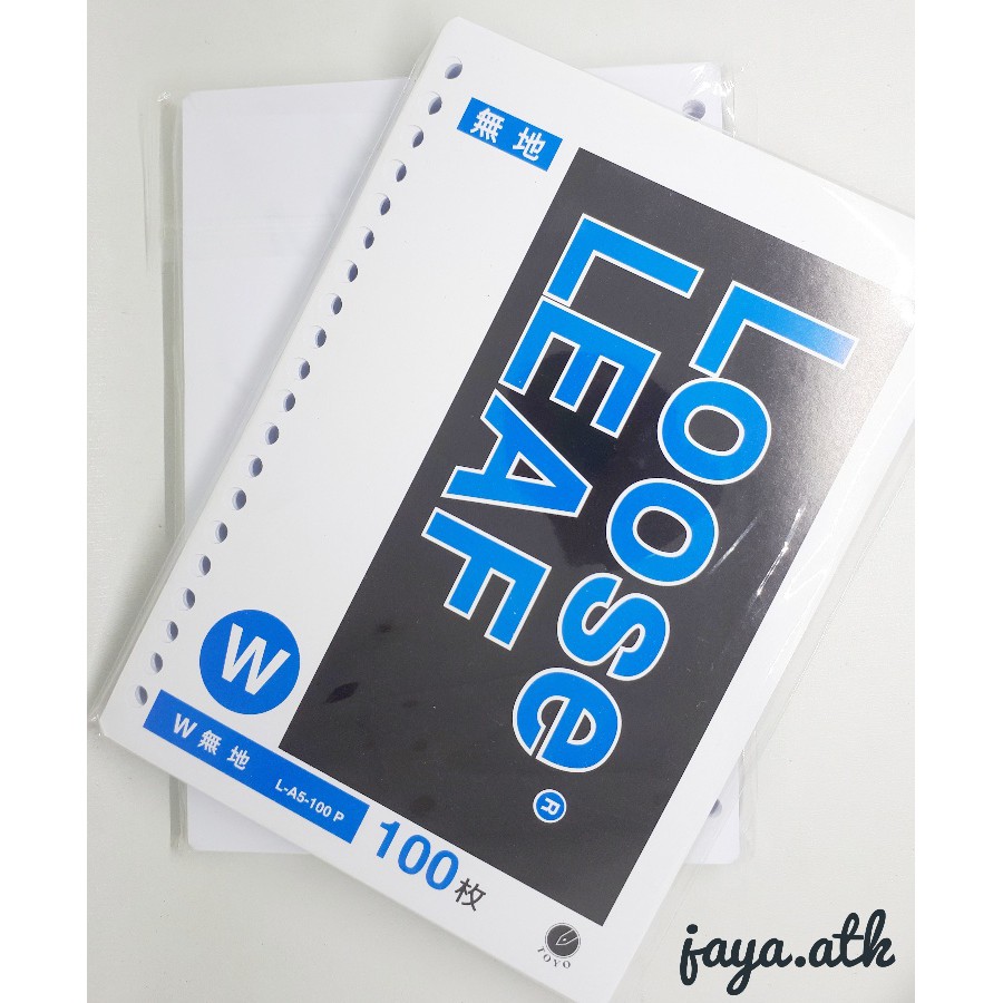 

Loose Leaf Polos 80gsm Toyo A5 100 Lembar