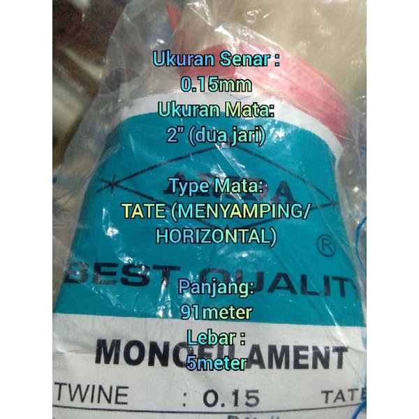 Jaring ARIDA 0.15 MS 2" 100x100 TATE