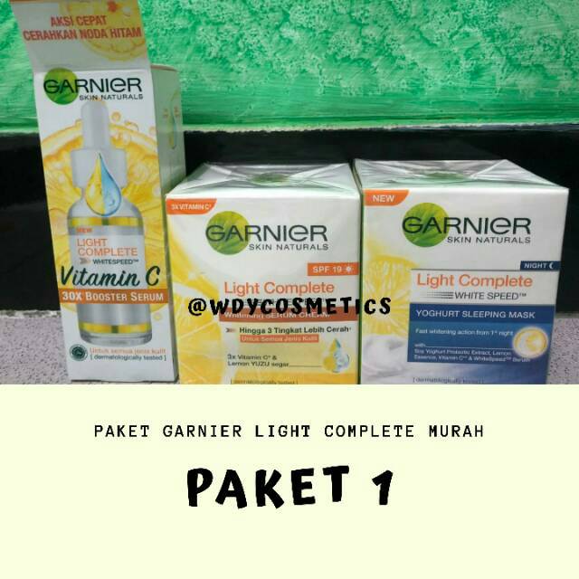 Paket Garnier Light Complete (MURAH) 