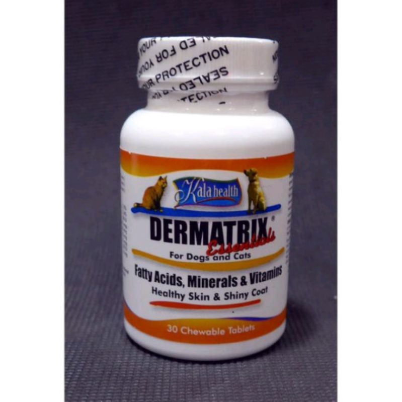 Dermatrix Vitamin Bulu dan Kulit Untuk Kucing dan Anjing isi 30 Tablet