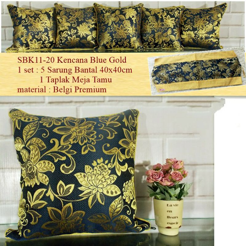 Set sarung bantal kursi tamu minimalis shabby kekinian