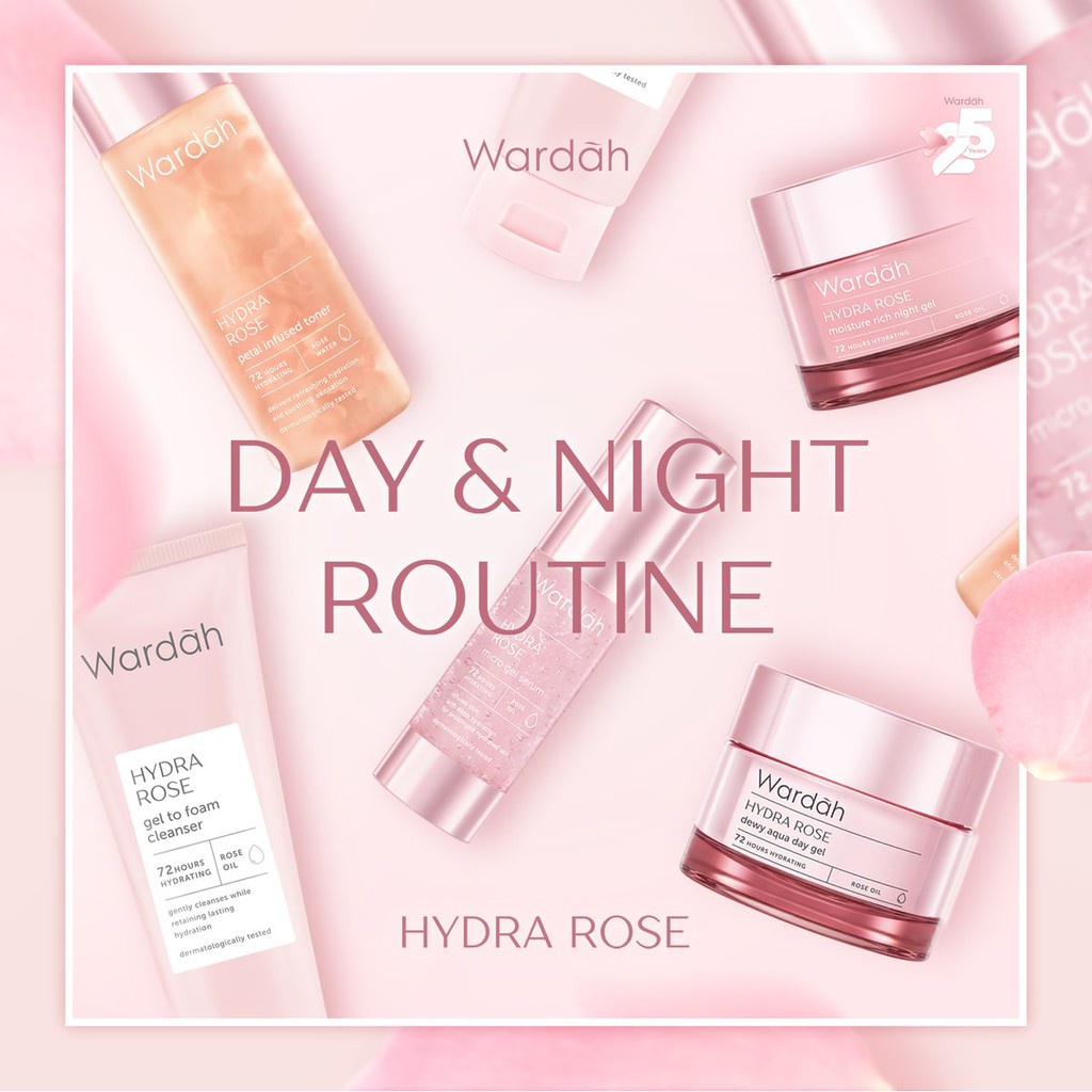 WARDAH HYDRA ROSE MOISTURE RICH NIGHT GEL