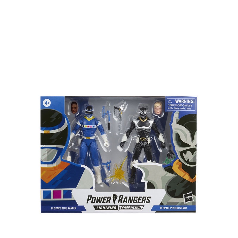 Hasbro Power Rangers Lightning Blue Ranger Vs Psycho Ranger - HPRF2047