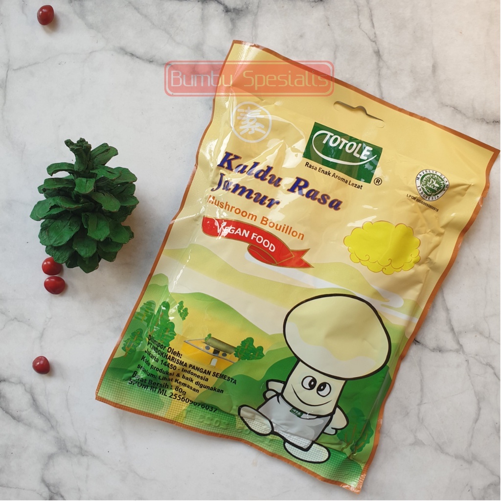 Totole Kaldu Jamur / Bouillon Mushroom / Vegan Food / Mushroom Broth / 80gr / 200gr / 400gr HALAL