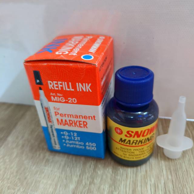 

Tinta Refill Snowman Permanent Biru