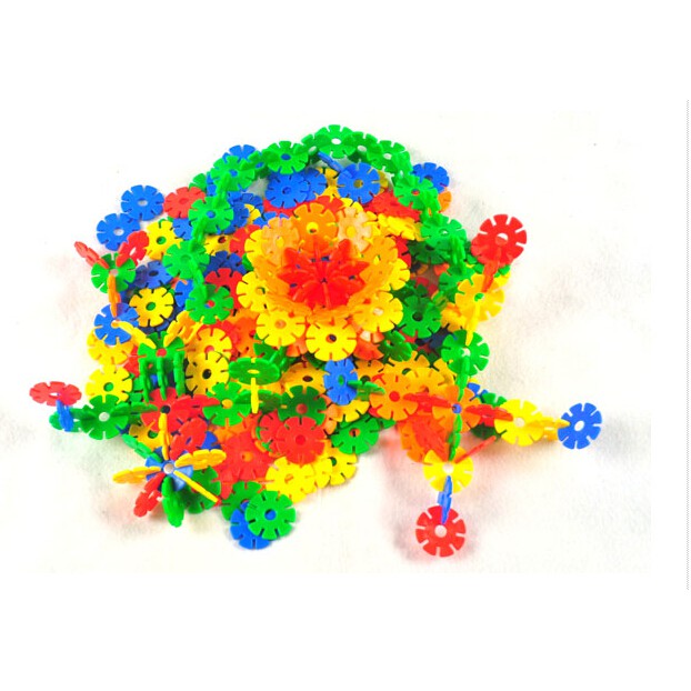 Mainan Edukatif Anak Meronce Merangkai Bombik Bunga Plastik PROMO Murah Lengkap