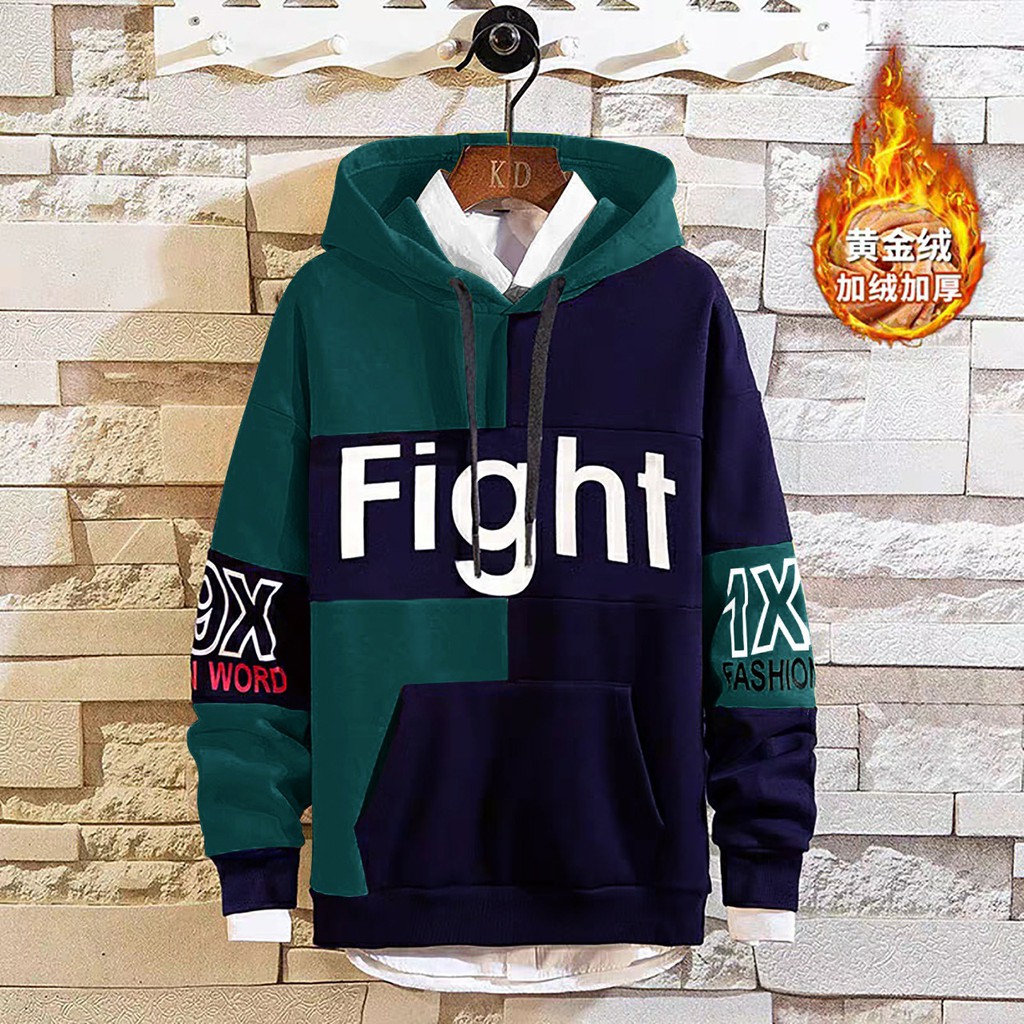 ALIPIO FASHION - SWEATER HOODIE FIGHT / fashion pria / sweater pria / keren / murah