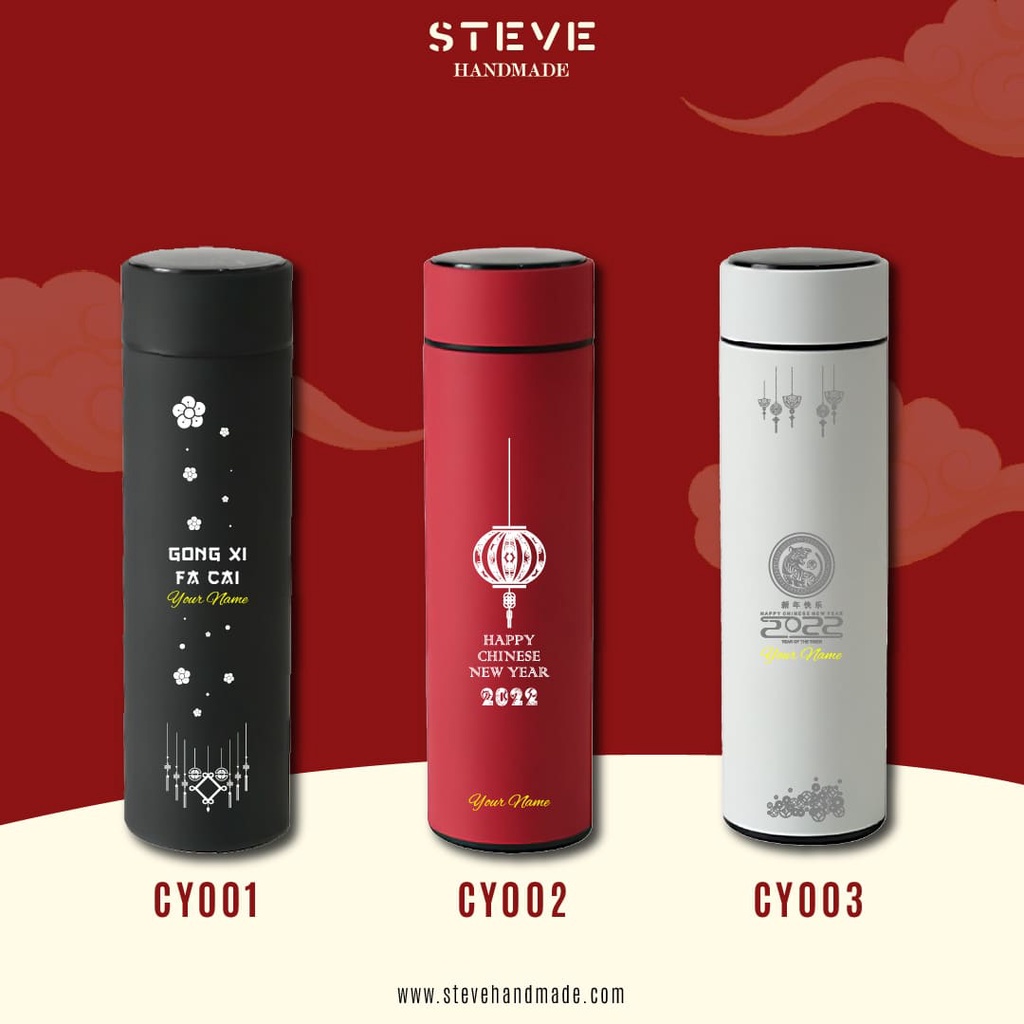 Tumbler Stainless Steel TM0331 Chinese New Year Edition Imlek Hadiah Souvenir