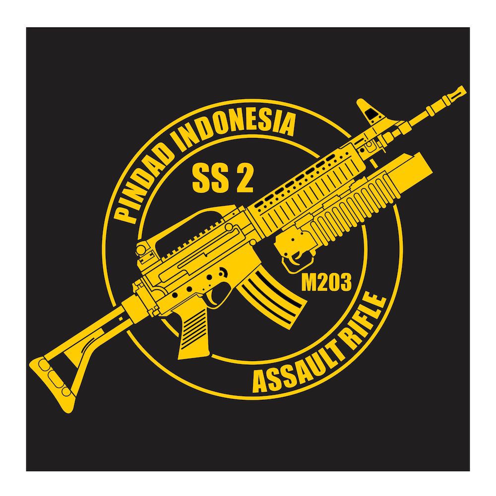 Pindad SS2 series 6 Cutting Sticker
