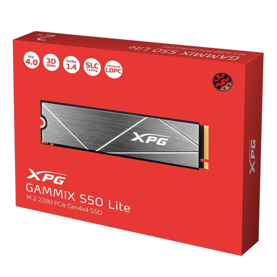 SSD ADATA XPG GAMMIX S50 LITE M.2 NVMe 512GB - PCIE Gen4x4