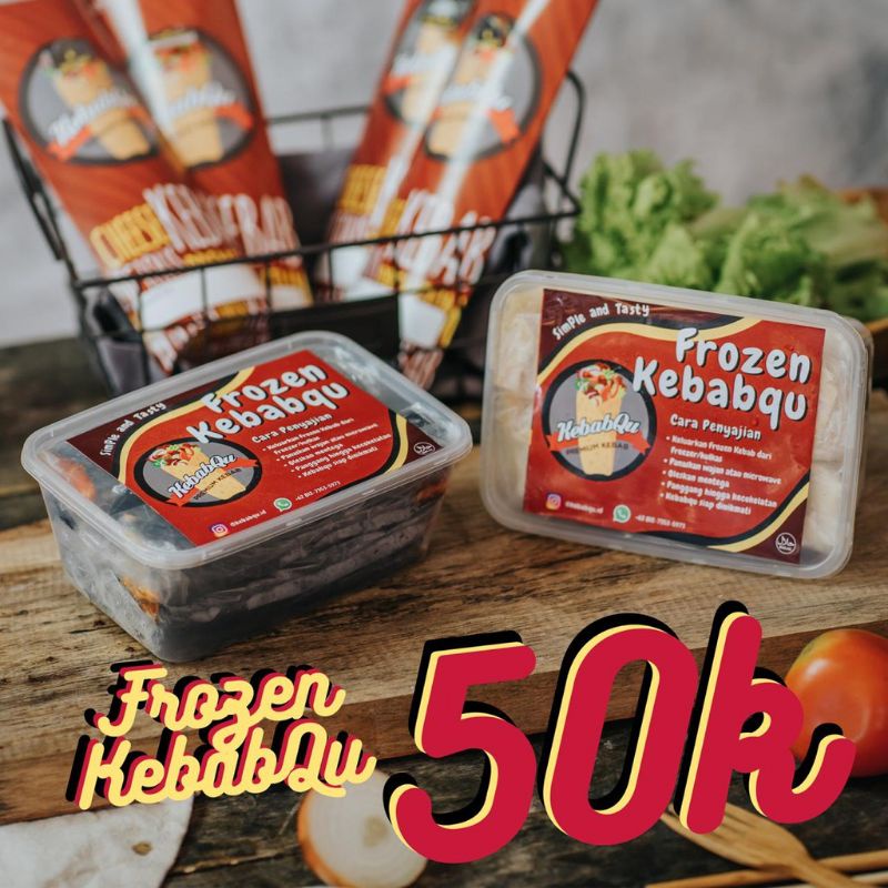 

KEBABQU - Frozen Kebab Daging isi 8