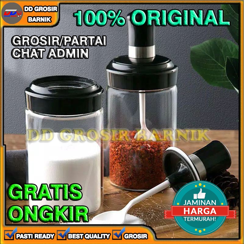 [DGB] BOTOL TEMPAT TOPLES BUMBU DAPUR KACA GARAM MINYAK KECAP SAOS