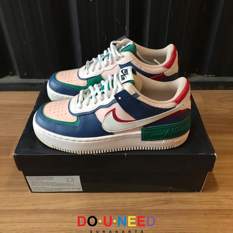 Nike Wmns Air Force 1 Shadow Mystic Navy