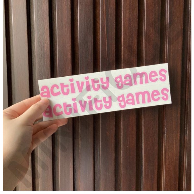 

Cutting sticker label nama vinyl decal oracal nama panjang minifiq90 Ayo Beli