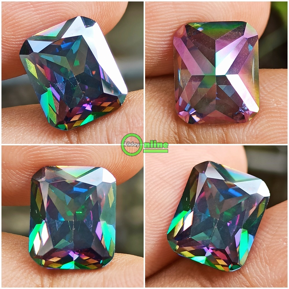 BATU RAINBOW MYSTIC QUARTZ MULTICOLOR CUTTING