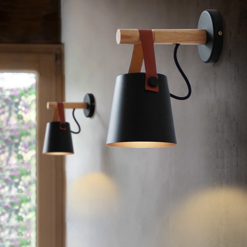 FOYER Cover Lampu Hias Dinding Nordic Living Room Light E27 - F215 white
