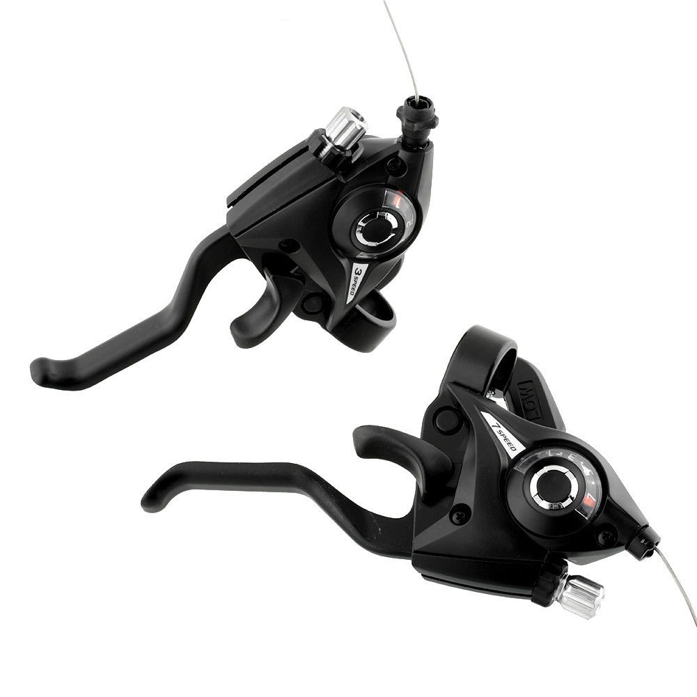 Shimona Speed Shifter Handle Brake Rem Sepeda 7 Speed 2 PCS - Black