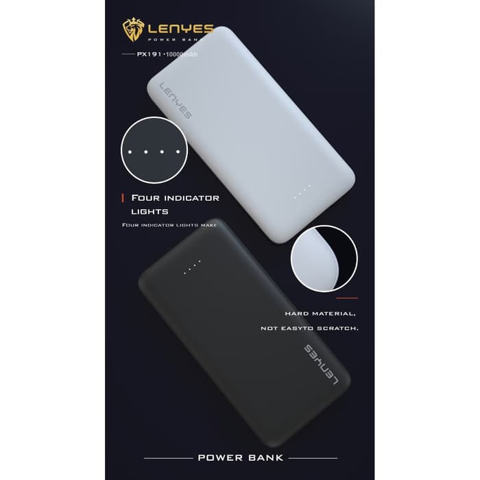 POWER BANK LENYES PX191 10.000 mAh