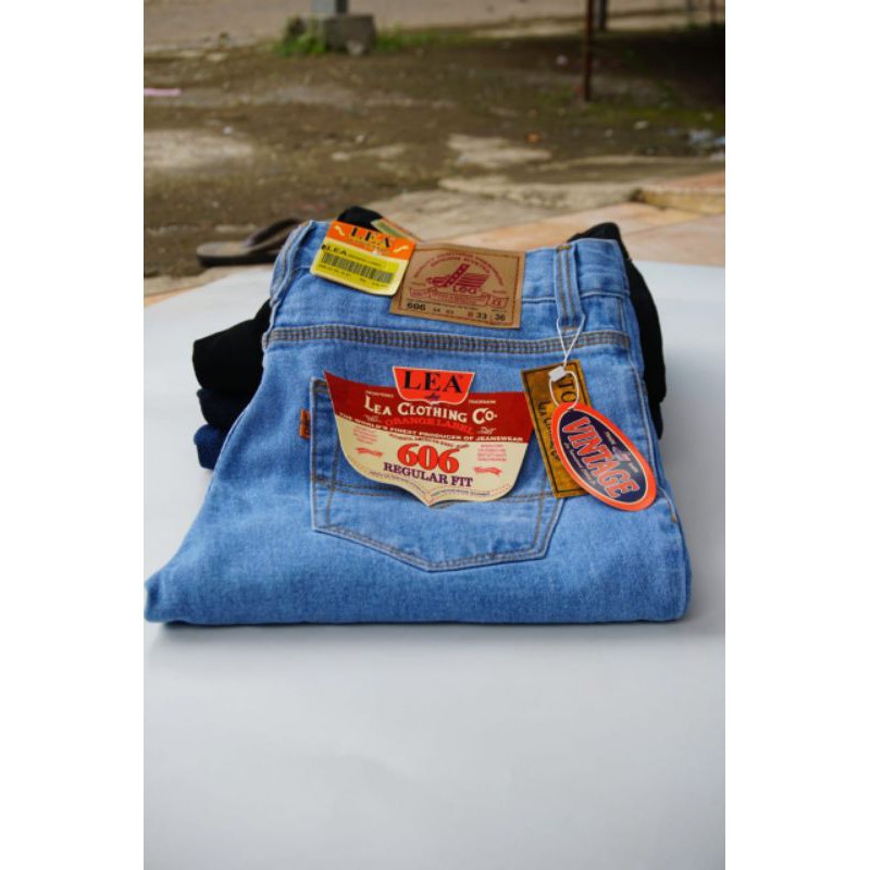 PROMO CUCI GUDANG!!! Celana Jeans Pria LEA Standar Reguler Original Jeans Best Quality 28 sampai 38P