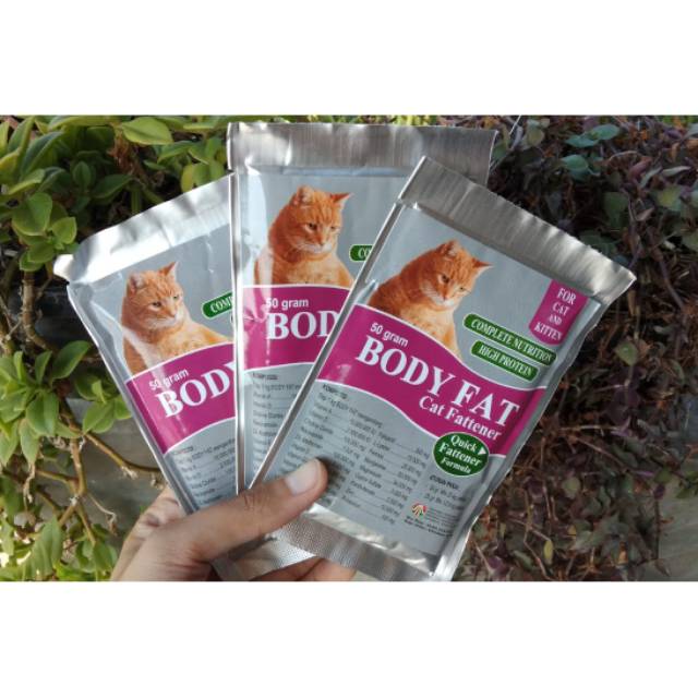 BODY FAT POWDER PENGGEMUK KUCING 50gr