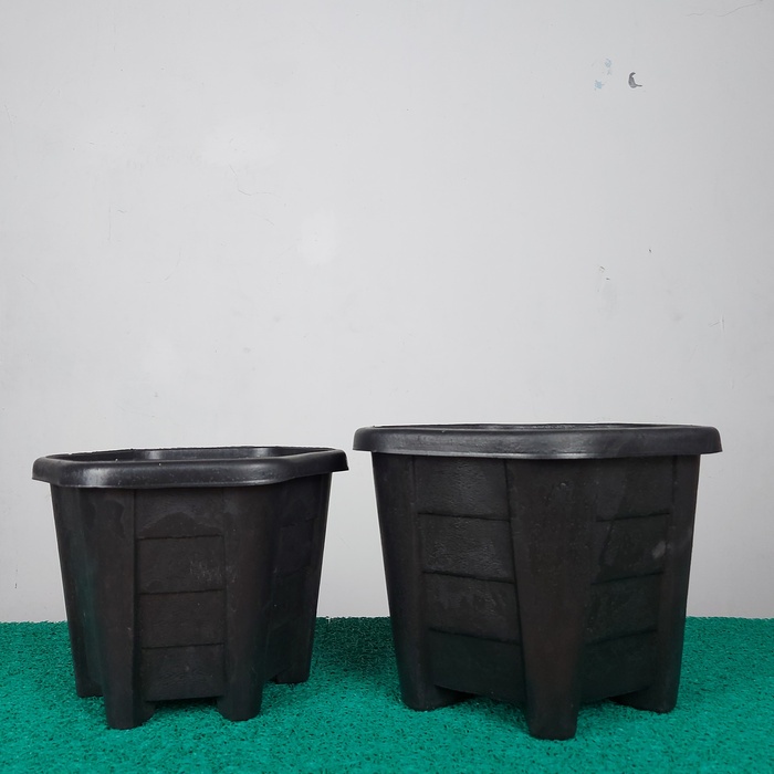 Pot Segi Enam 30 Hitam