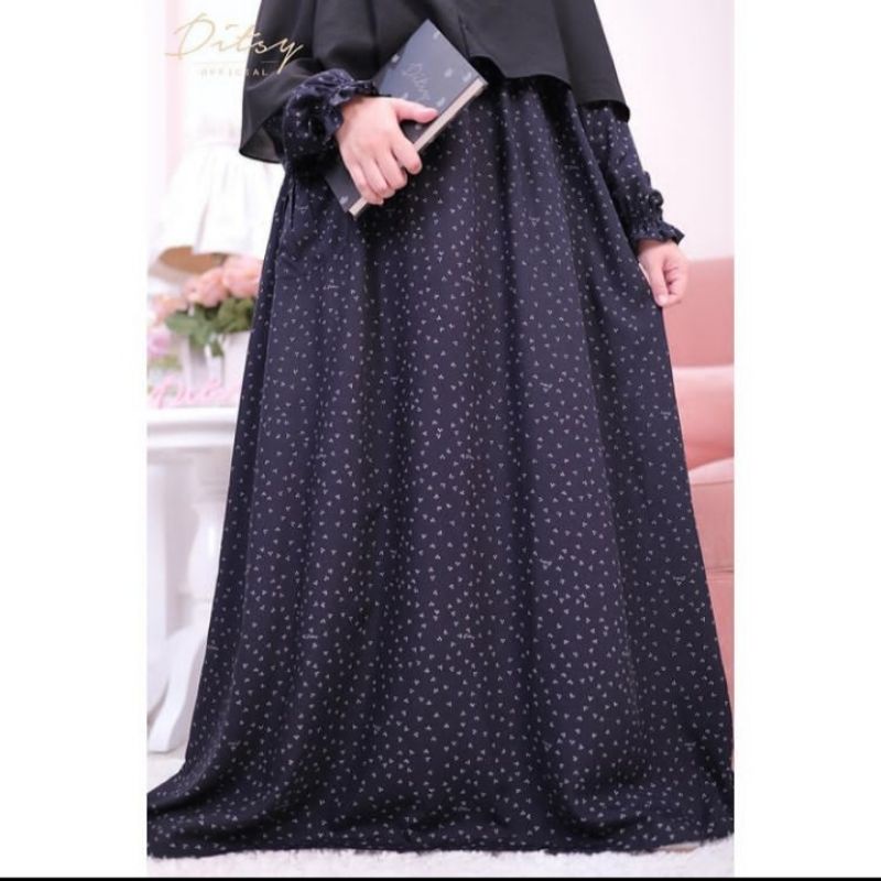 Ditsy September Viridity Black Size S