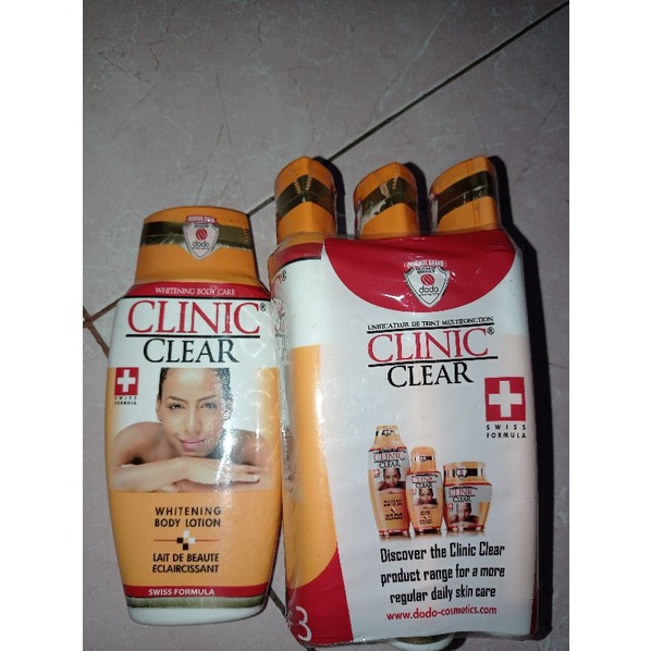 CLINIC CLEAR Whitening Body Lotion Original From Afrika