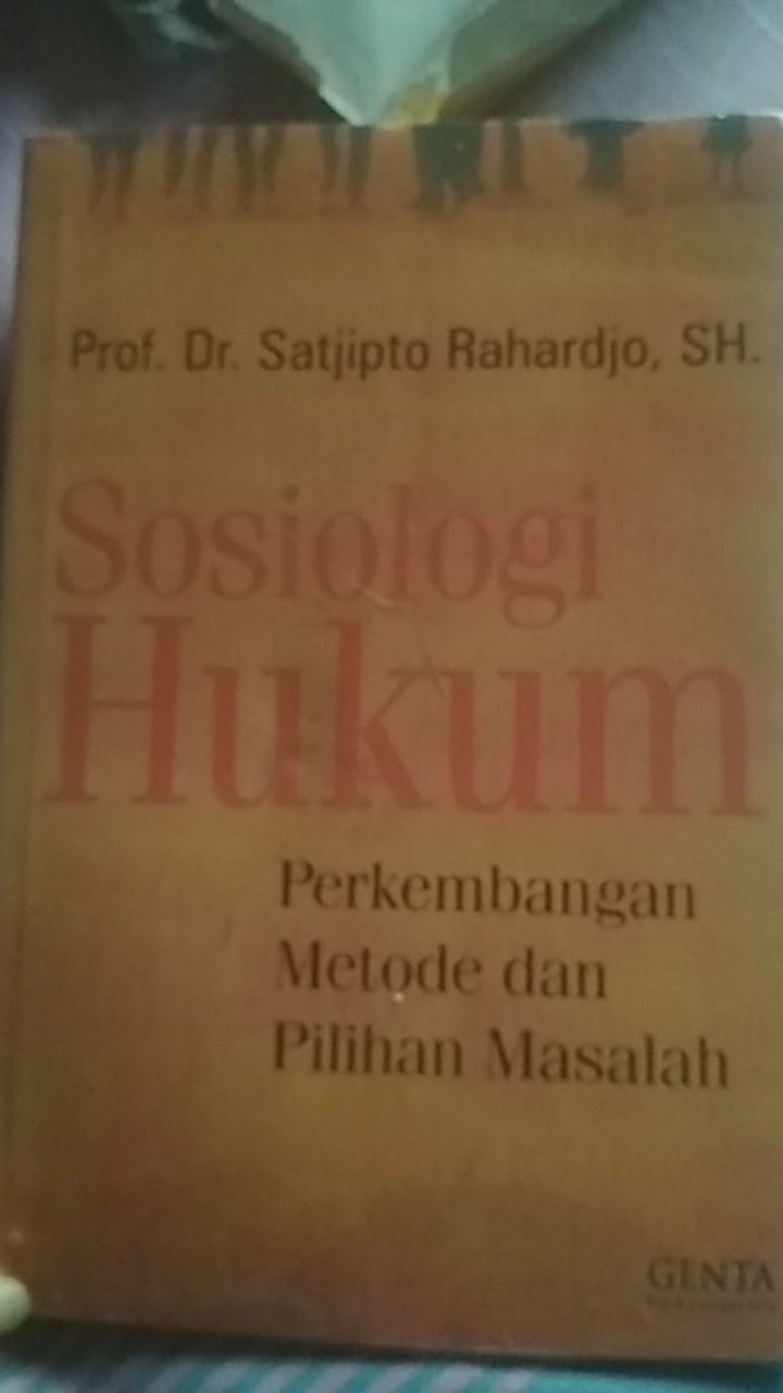 Sosiologi Hukum By Satjipto Rahardjo | Shopee Indonesia