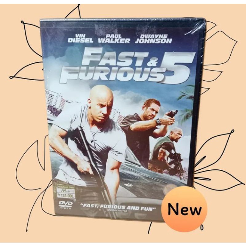 dvd FAST & FURIOUS 5 -original