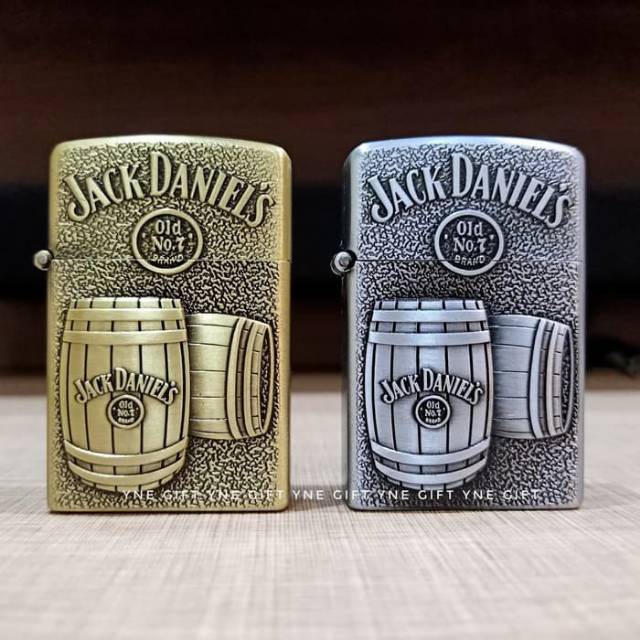 Korek Api Las Jack Daniels Drum, Korek Gas Unik, Mancis Murah, Korek Antik, Souvenir