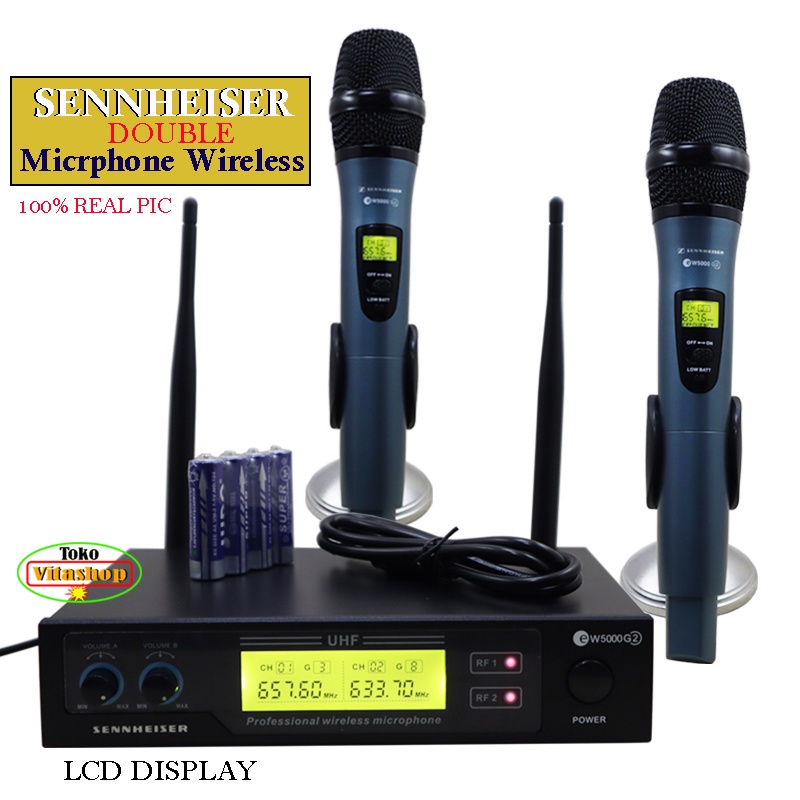 Microphone Wireless Sennheiser EW-5000G2 Mikrofon Mik Werles LCD Display