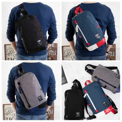 CK02 Ozuko Campus Milenia Waistbag 8323 TAS PRIA TAS IMPOR